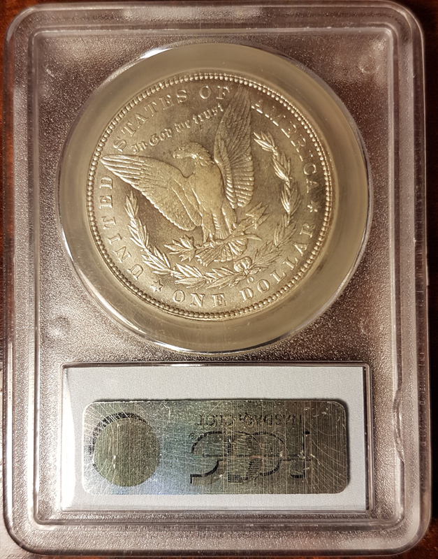 1893O Morgan Silver Dollar PCGS AU50