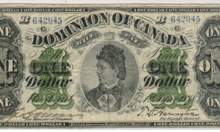 Dominion of Canada 1878 Countess of Dufferin $1 Banknote