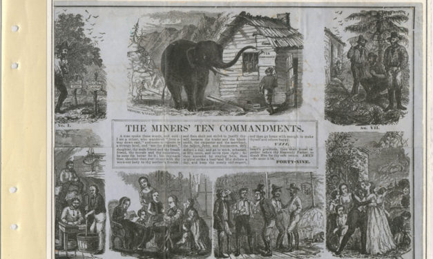 Page 4 The Miners’ Ten Commandments, Fraser River Gold Rush collection