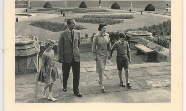 Queen Elizabeth II & Prince Philip Signed 1959 Christmas Card