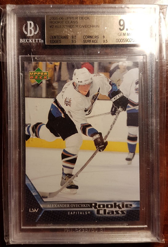 Gem Mint Rookie Class card Alex Ovechkin 2005/06 Rookie Class