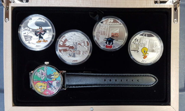 Canada Proof 2015 cased Looney Tunes $20 4-coin Pure Silver Set