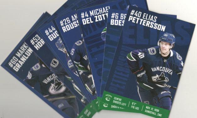 Vancouver Canucks 2018/2019 Team Cards (16)
