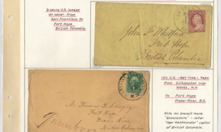 Page 14 1858 Two Covers from the USA to Fort Hope, Wellburn Fraser River Gold Rush Collection