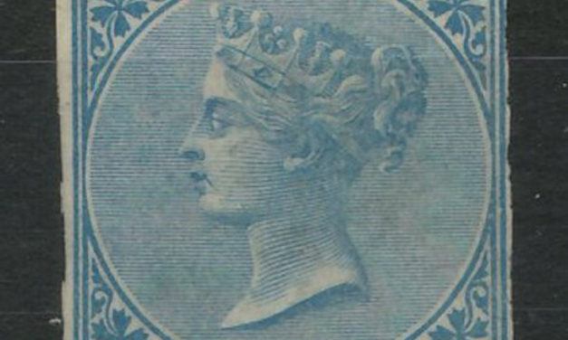 B.C. #4 Fine Mint O.G. 1865 10c Blue