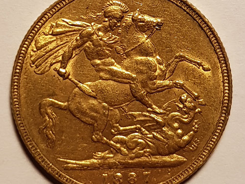 Great Britain 1887 Jubilee Head Victoria Gold Sovereign