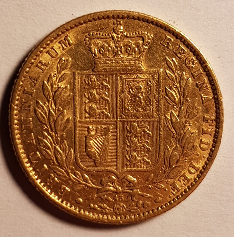 Reverse with Crowned Shield
