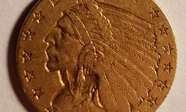 U.S.A. XF 1908 Indian Head $2.50 Gold first year Quarter Eagle