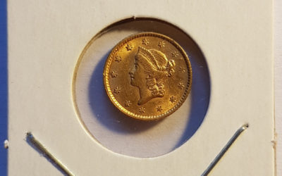 U.S.A. AU 1853 Gold Dollar