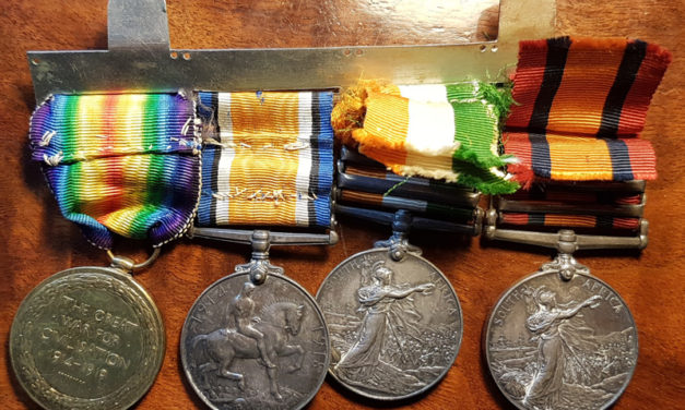 Boer War WW1 Medals Group named to M. Forrest Scottish Horse (4)