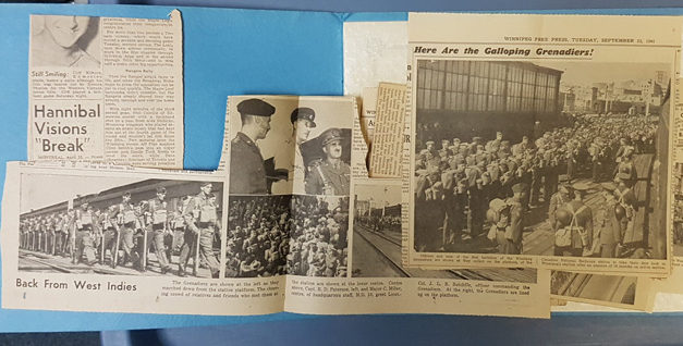 Winnipeg Grenadiers booklet, Force C 22 Nov 1941 letter