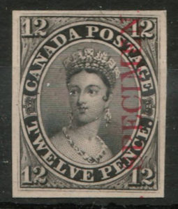 1851 12d Black Specimen Plate Proof