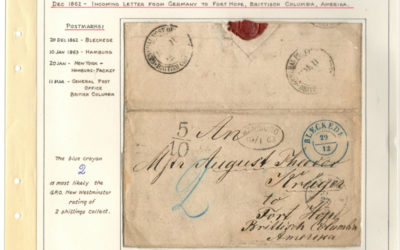 Pages from the 1858 Fraser River Gold Rush collection by Gerald Wellburn