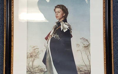 Queen Elizabeth II Pietro Annigoni signed, framed colour Print