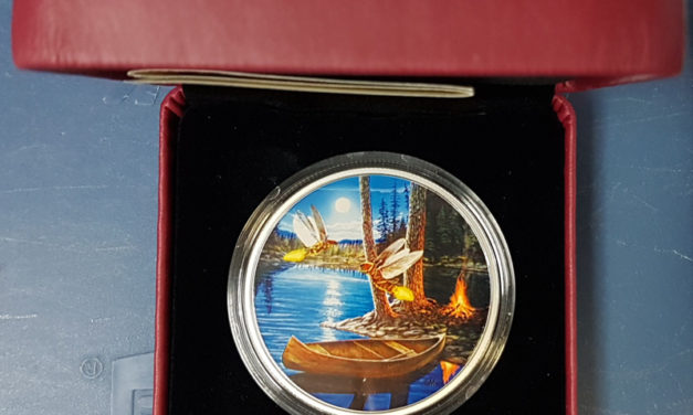 Canada Proof 2015 cased pure Silver Moonlight Fireflies 30 Dollars