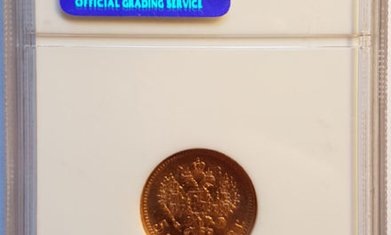 Russia NGC MS66 1902 Nicholas II Gold 5 Roubles