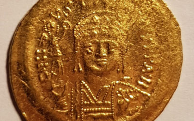 Byzantine 527-565AD Justin I Gold Solidus