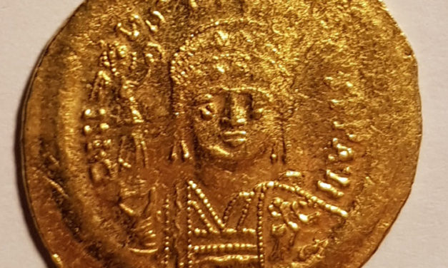 Byzantine 527-565AD Justin I Gold Solidus