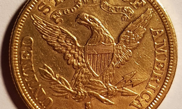 U.S.A./Colonial Canada XF 1882S $5 Gold Half Eagle