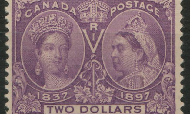 Canada #62 Fine+ Never Hinged 1897 $2 Jubilee