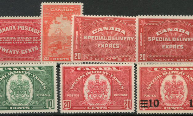Canada #E2/E9 Mint 1922/1939 Special Deliveries