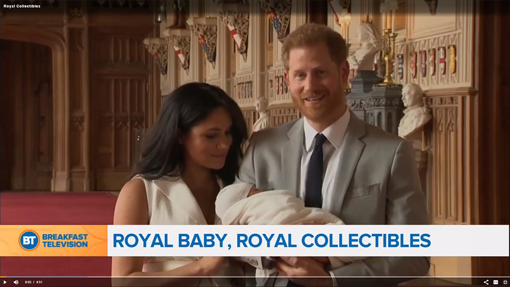 Royal Baby, Royal Collectibles on Breakfast Television