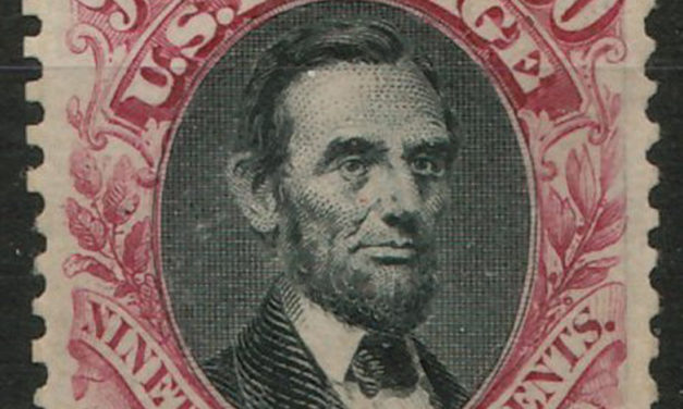 U.S.A. #132 Mint 1875 90c Lincoln reperfed