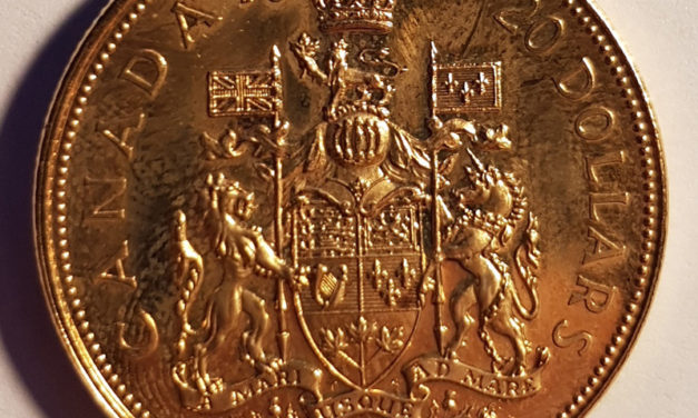 Canada BU 1967 Gold 20 Dollars .529oz AGW