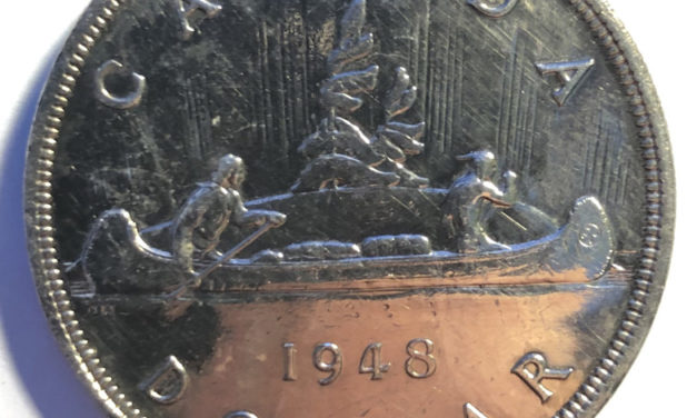 Canada Unc 1948 key date Silver Dollar