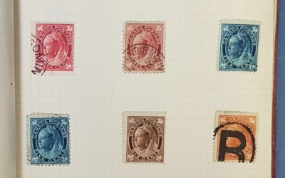 Canada 1859/1930 Mint & Used in Miniature album incl Quebecs (100)
