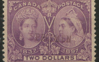 Canada #62S 1897 $2 Jubilee Specimen
