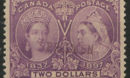 Canada #62S 1897 $2 Jubilee Specimen