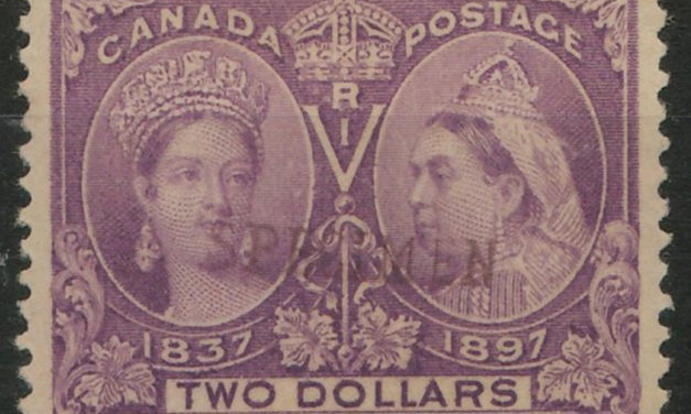 Canada #62S 1897 $2 Jubilee Specimen