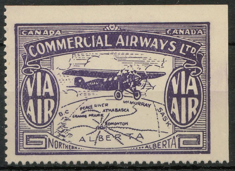 Commercial Airlines stamp