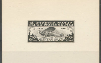 Canada #CL42P VF Black Reverse Die Proof on thick card
