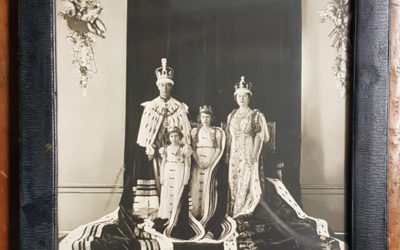 George VI & Queen Mum signed, framed 1937 Coronation photo
