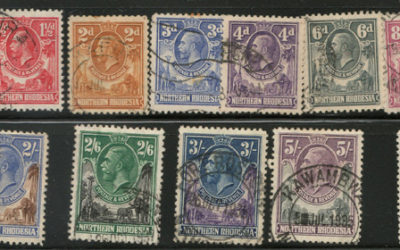 Northern Rhodesia #1/16 Used 1925/1929 George V US$332. (15)