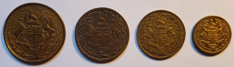 Obverse with H.B.C. Arms
