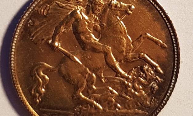 G.B. BU 1911 George V first year Gold Half Sovereign