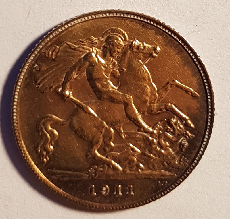 Reverse George and Dragon 1911