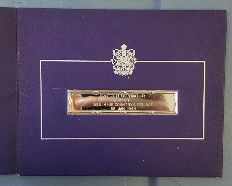 Plaque on cover