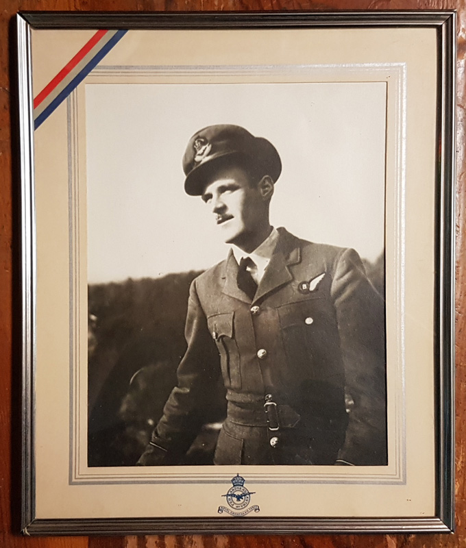 Photo of recipient of medal