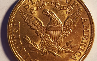 U.S.A./Colonial Canada XF 1898 Gold $5 Half Eagle .24187oz AGW