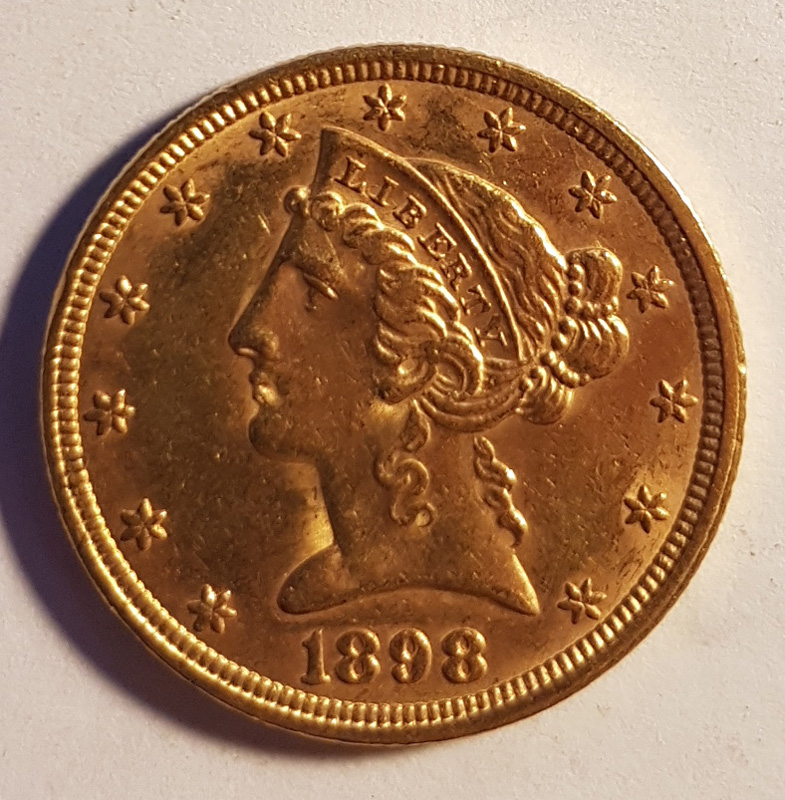Obverse Liberty 1898