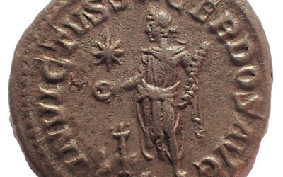 Elagabalus 218-222 AD 19mm 3gm Silver Denarius struck at Rome