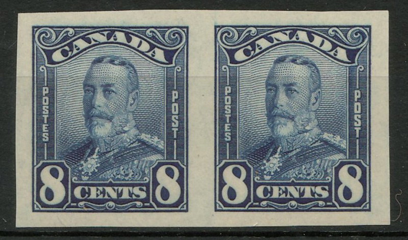 pair of blue stamps