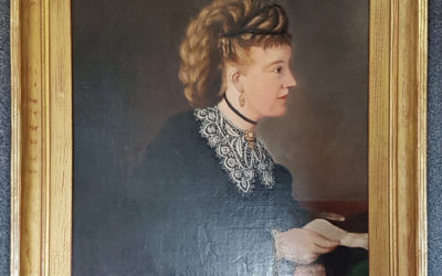 Princess Louise framed, professionally restored oil painting