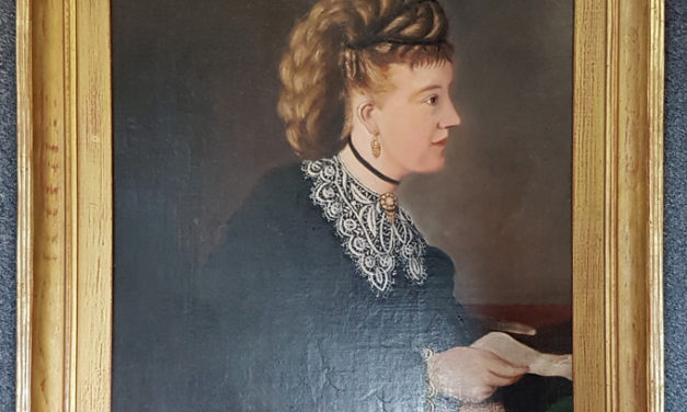 Princess Louise framed, professionally restored oil painting