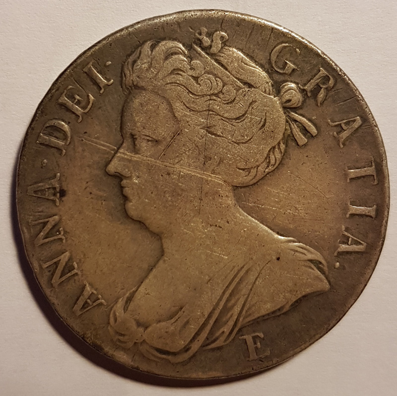 obverse bust of Queen Anne