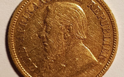 South Africa VF+ 1894 Gold Half Pond .1176oz AGW